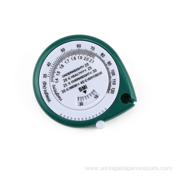 Green Drip Shape Medical BMI Measuring Tape